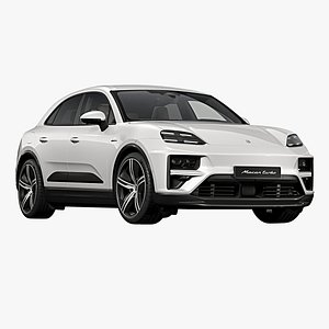 2025 Porsche Macan Turbo 3D model