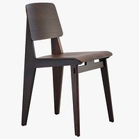 Chaise Tout Bois Chair by Jean Prouve