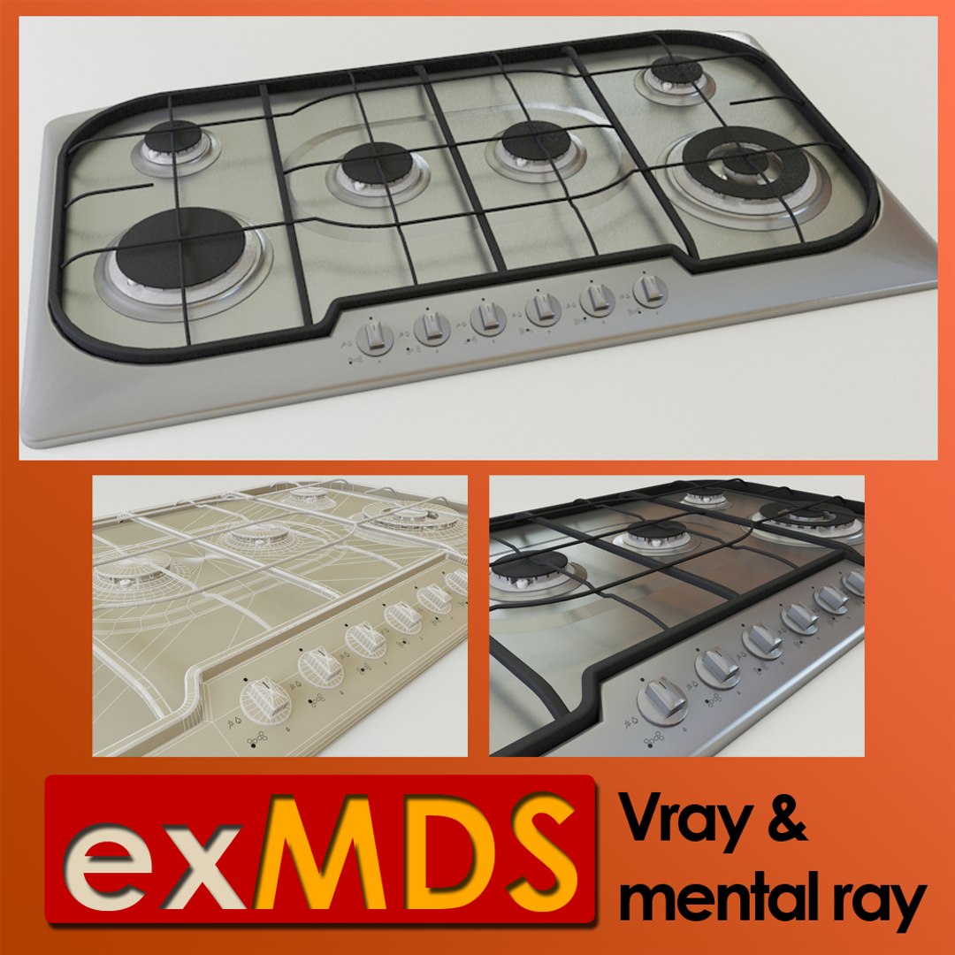 Max 6 Ring Gas Hob