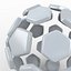 Soccerball split C white