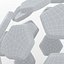 Soccerball split C white