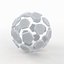 Soccerball split C white
