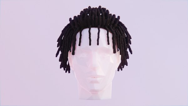 3D Short Dreads 2 - TurboSquid 1803662