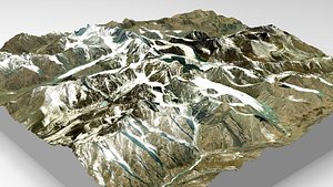 Mountain landscape Bogdo Ula Peak