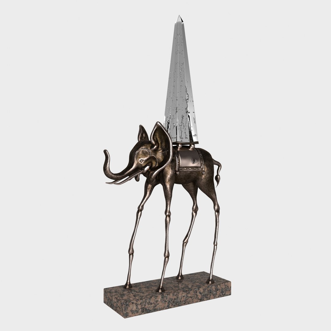 3D Salvador Dali space elephant 3d model https://p.turbosquid.com/ts-thumb/9o/xWGtlA/CN/0010010/jpg/1625201073/1920x1080/fit_q87/5222d15c96cbab17031246ec2aca8dcda3a572e2/0010010.jpg