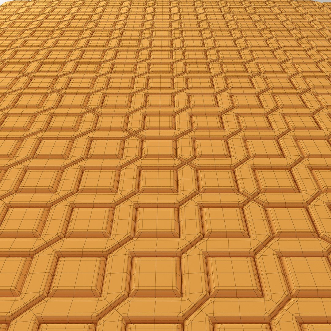 3D Model Tiled - TurboSquid 1485446