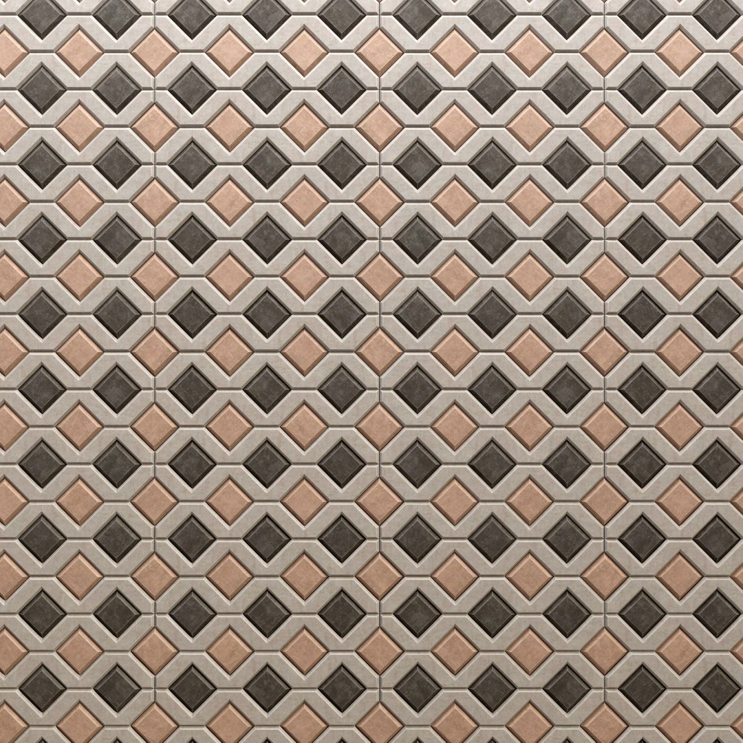 3D Model Tiled - TurboSquid 1485446