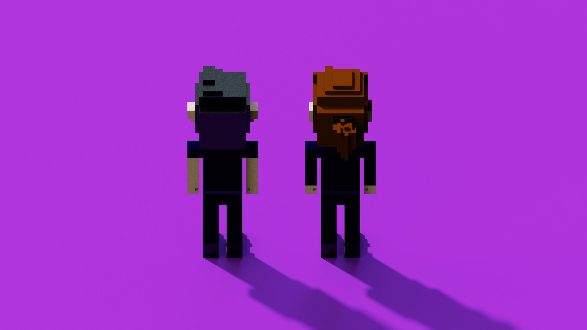 3D Couple in voxel https://p.turbosquid.com/ts-thumb/9p/23HMQC/Y8/render4_pareja/png/1662693023/1920x1080/fit_q87/2384330e55f319cbfd51fccc76bb34809a5c2c5d/render4_pareja.jpg