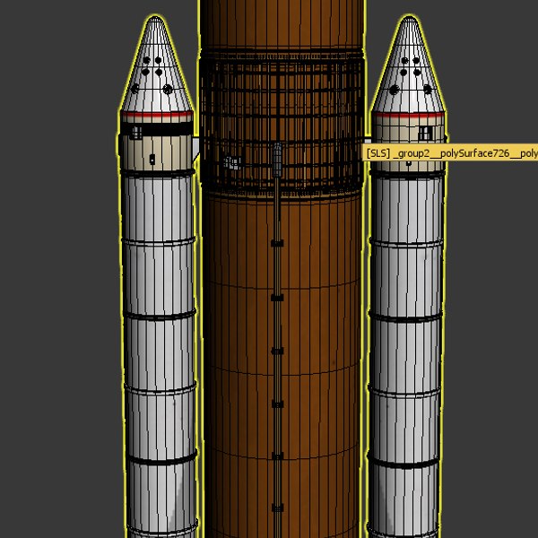 Sls rocket space launch 3D - TurboSquid 1220988