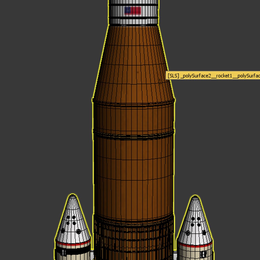 Sls Rocket Space Launch 3D - TurboSquid 1220988