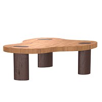 the invisible collection louise liljencrantz  oak mini cloud table