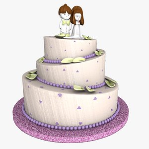 weeding cake 3d 3ds