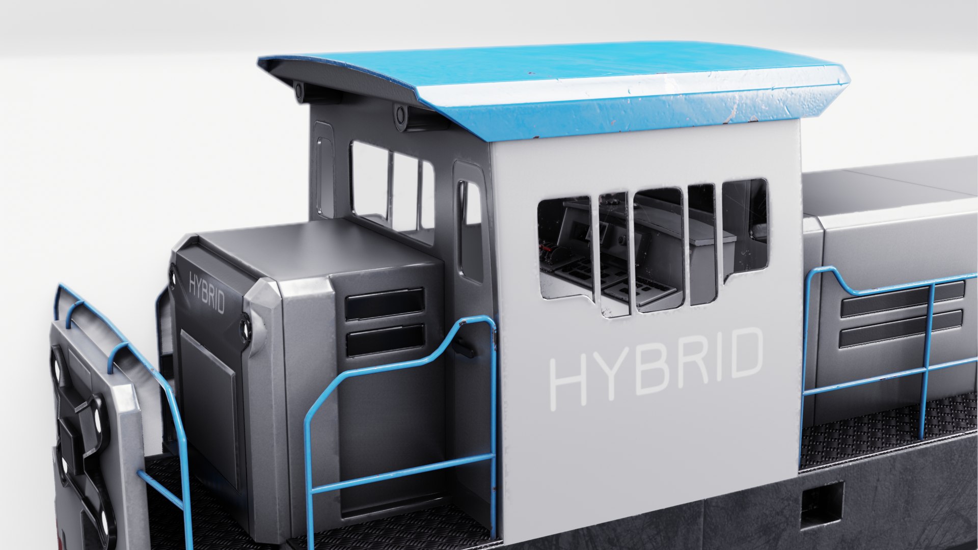 3D Hybrid Train Model - TurboSquid 1633223