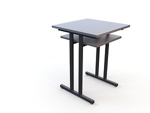 small table pc 3d max