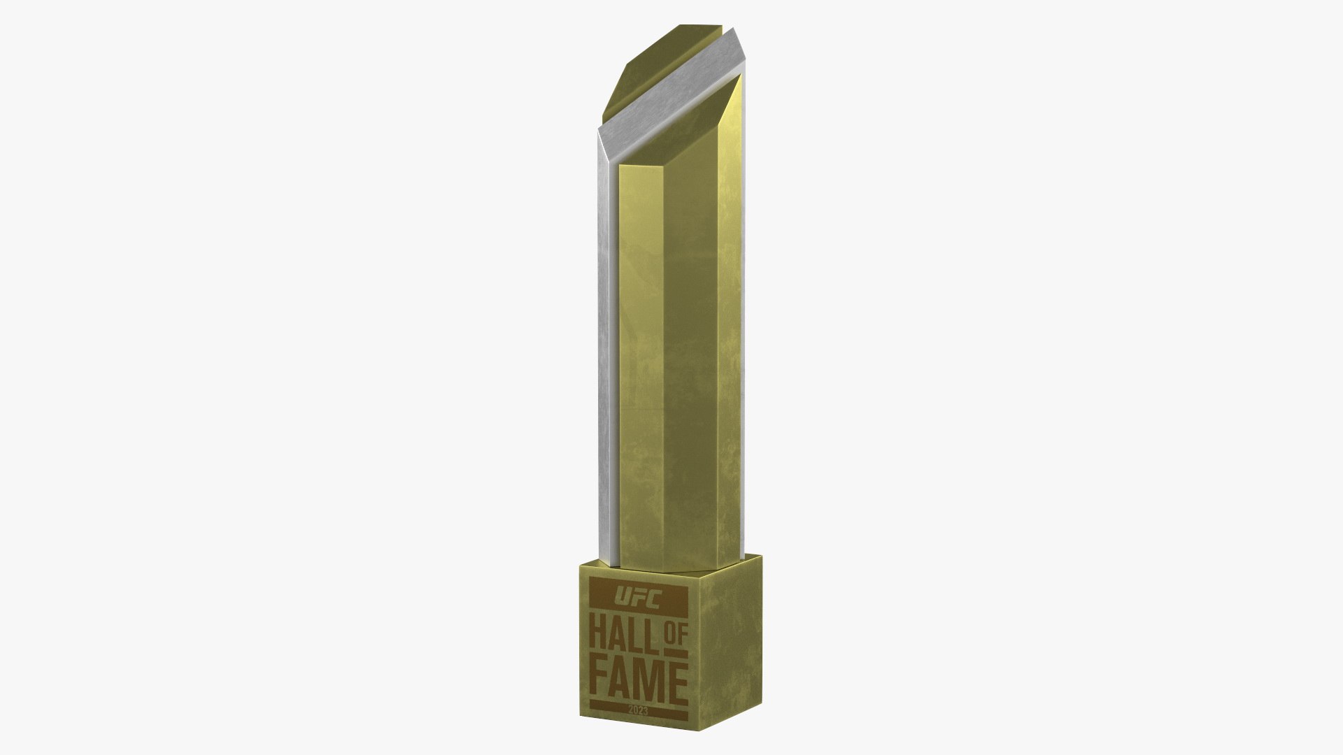 UFC Hall of Fame Trophy 3D model preview