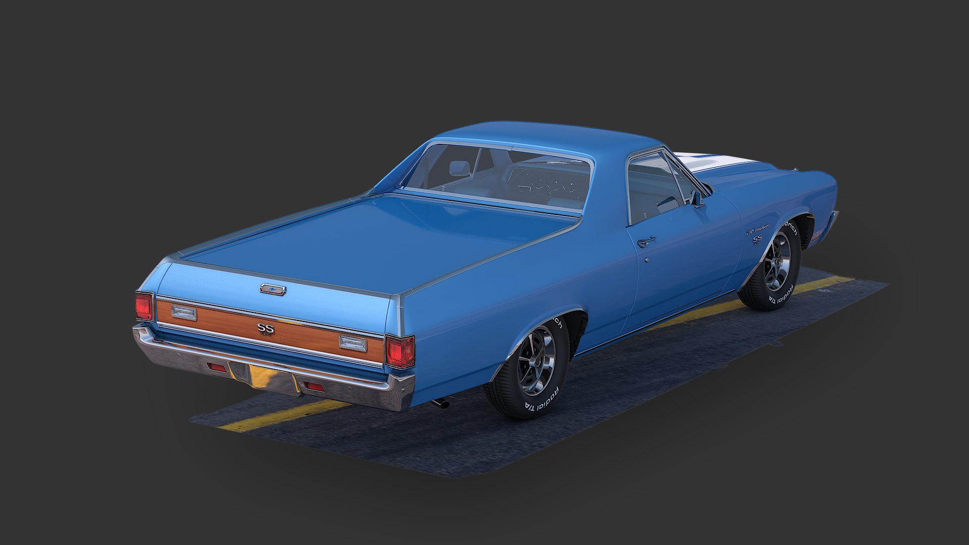 3D Chevrolet ElCamino 1970 model https://p.turbosquid.com/ts-thumb/9p/EQC6z8/UR/chevrolet_elcamino01/jpg/1713893181/1920x1080/fit_q87/e9d87396bee4db46fe16995a33dde8487a345bf8/chevrolet_elcamino01.jpg