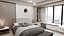 3D Modern Minimalist  modern bedroom pbr furniture family room apartment cabinet residental int blender
