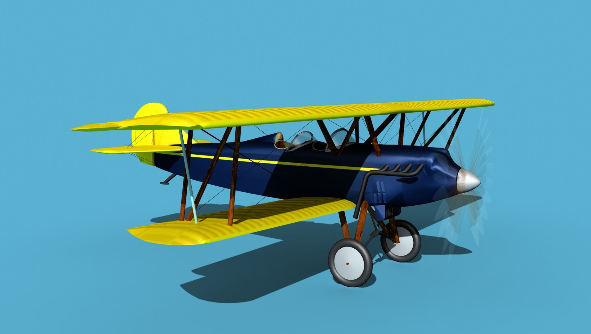 3D Travelair 2000 V04 Model - TurboSquid 1924834