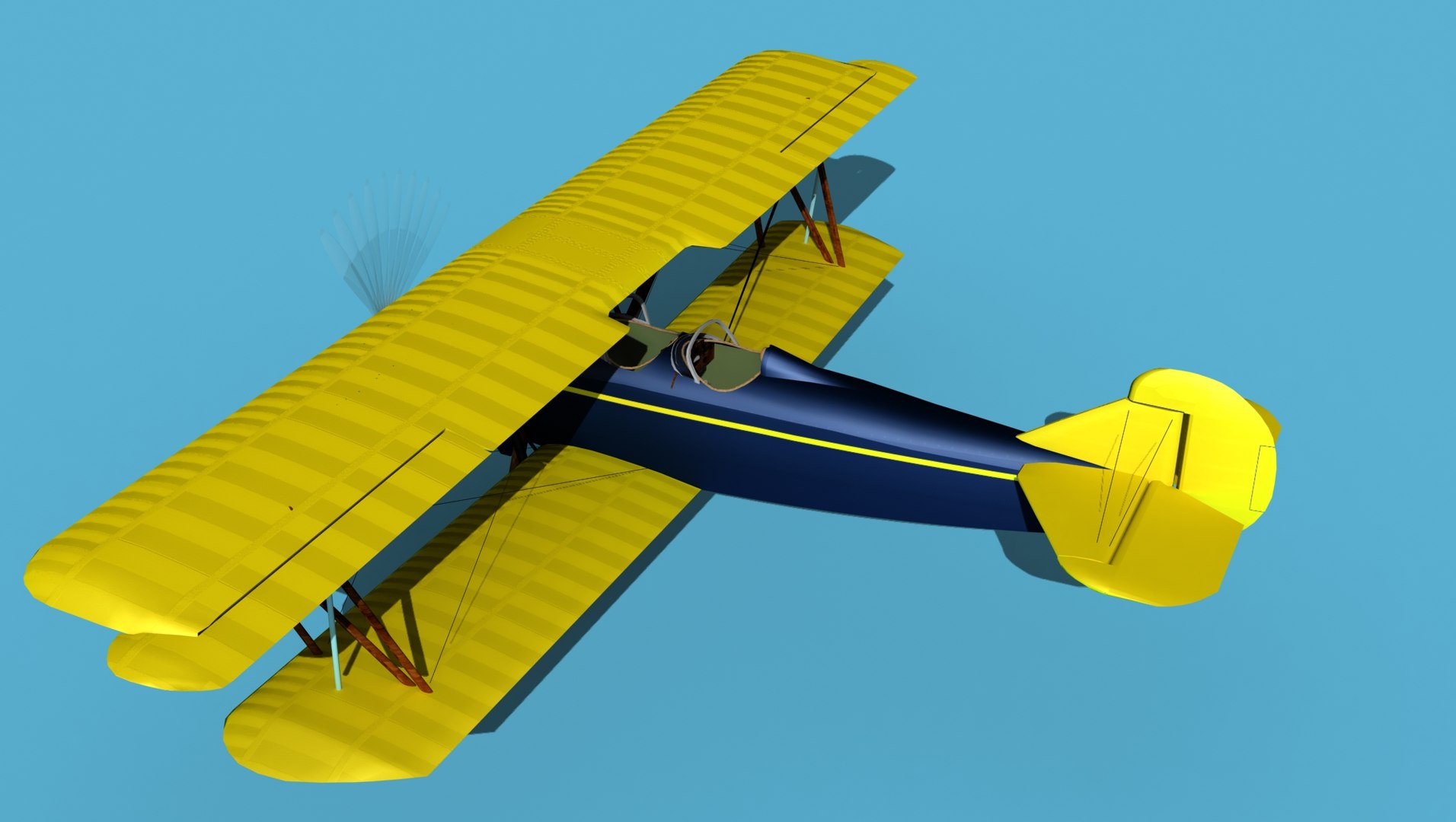 3D Travelair 2000 V04 Model - TurboSquid 1924834