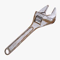 Rusty Adjustable Wrench