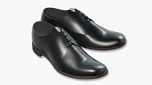 3D Derby Dress Shoes model