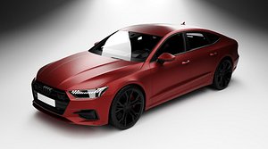 Audi A7 2022 Red