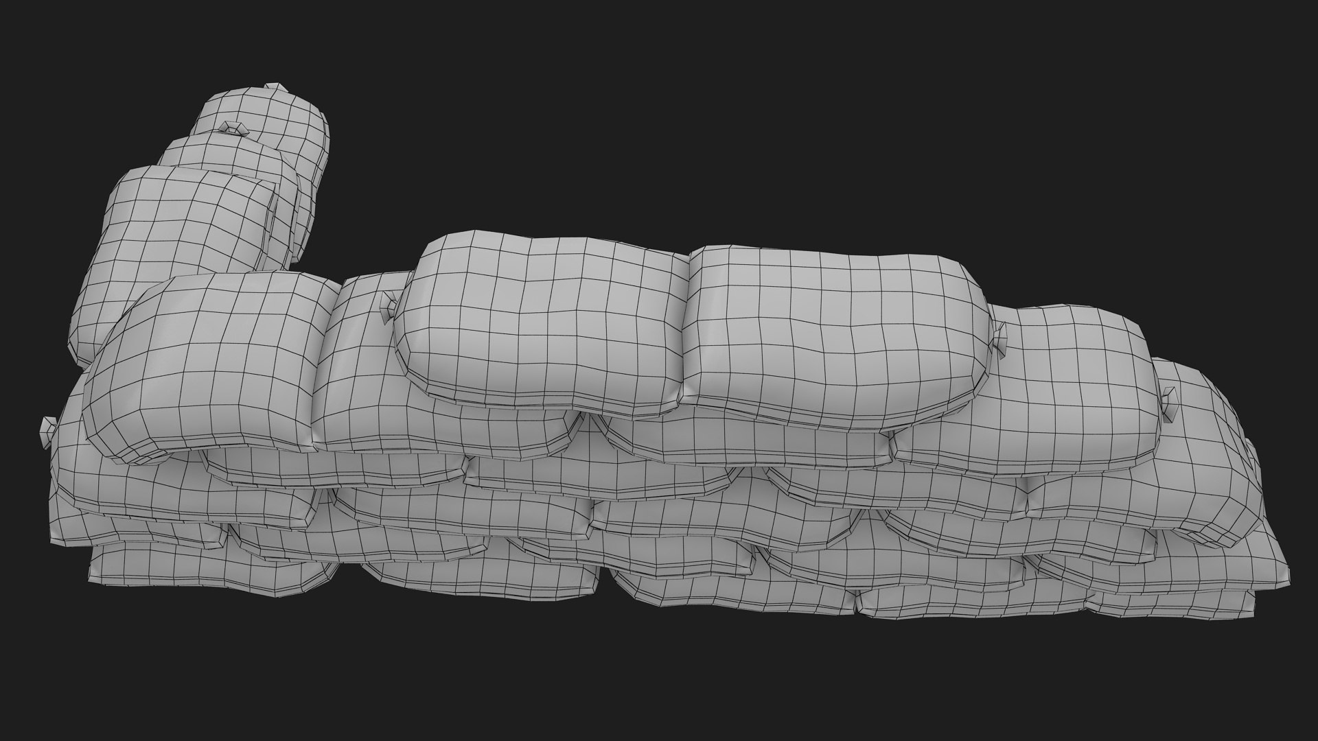 3D Sand Bag Wall 06 https://p.turbosquid.com/ts-thumb/9p/Puj7Zc/ZR/sandbag06_g0003/jpg/1737144383/1920x1080/fit_q87/4f9c068689d190381e3853e5ac563988578d90c0/sandbag06_g0003.jpg