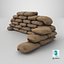 Sand Bag Wall 06