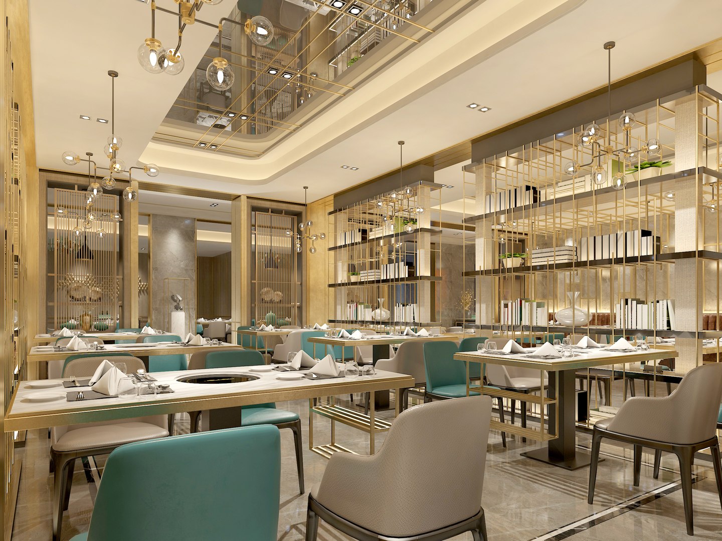 3D Restaurant Interior - TurboSquid 2032664