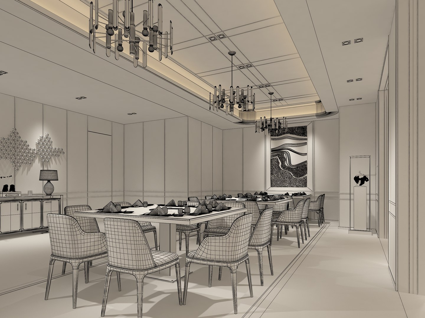 3D Restaurant Interior - TurboSquid 2032664