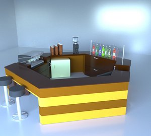 coffee shop 3D model