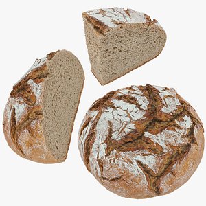 3D Rye Bread Collection 4