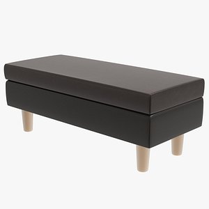 3D bench leather storage