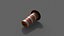 PBR Traffic Drum Barrel 3D model