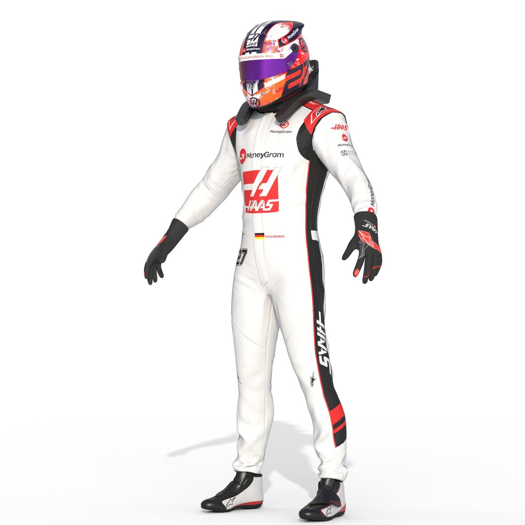 3D F1 Haas Suit 2023 - TurboSquid 2133338