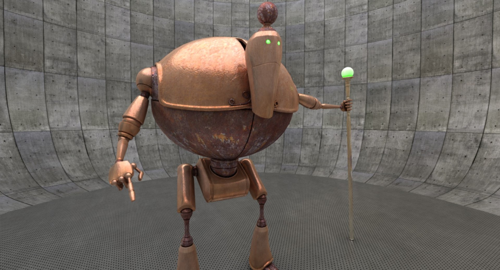 Sci-fi Priest Robot - 3D - TurboSquid 1155120