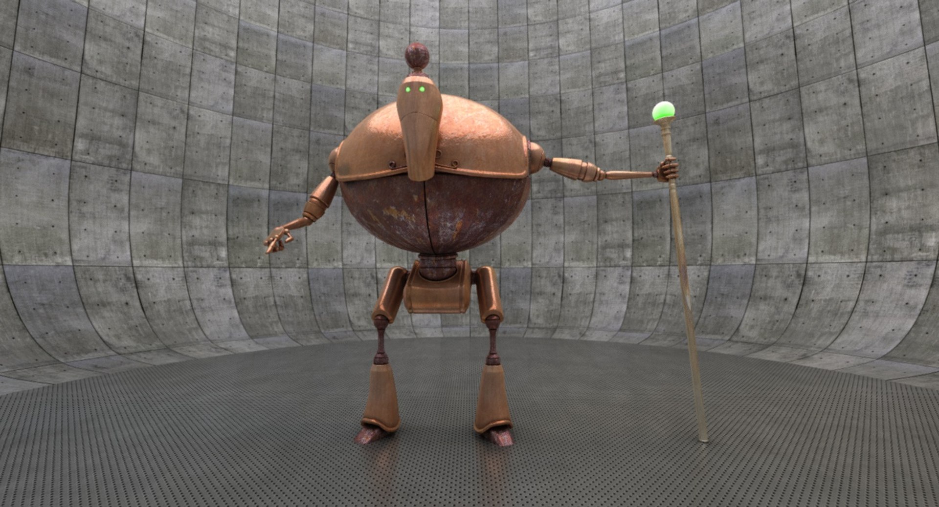 Sci-fi Priest Robot - 3D - TurboSquid 1155120