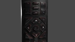 5 Remote Controls 3D model