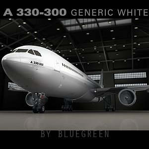 Airbus A330-300 Generic White S