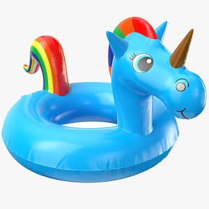 Unicorn Pool Raft Float 3D model