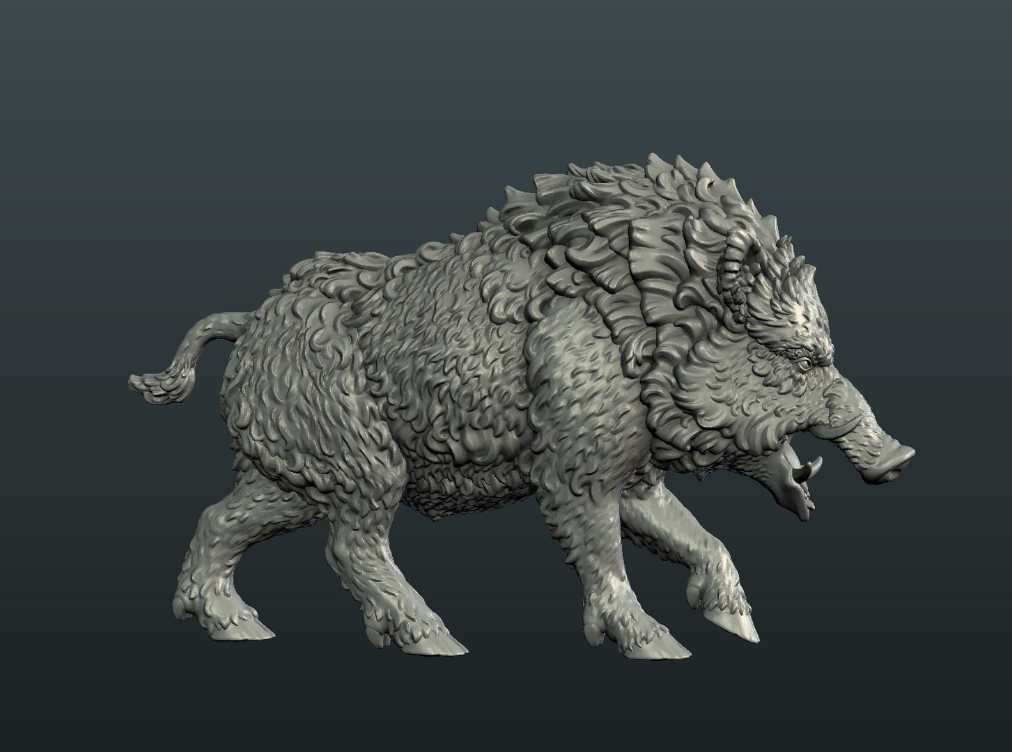 3D Model Boar Figure - TurboSquid 1369928