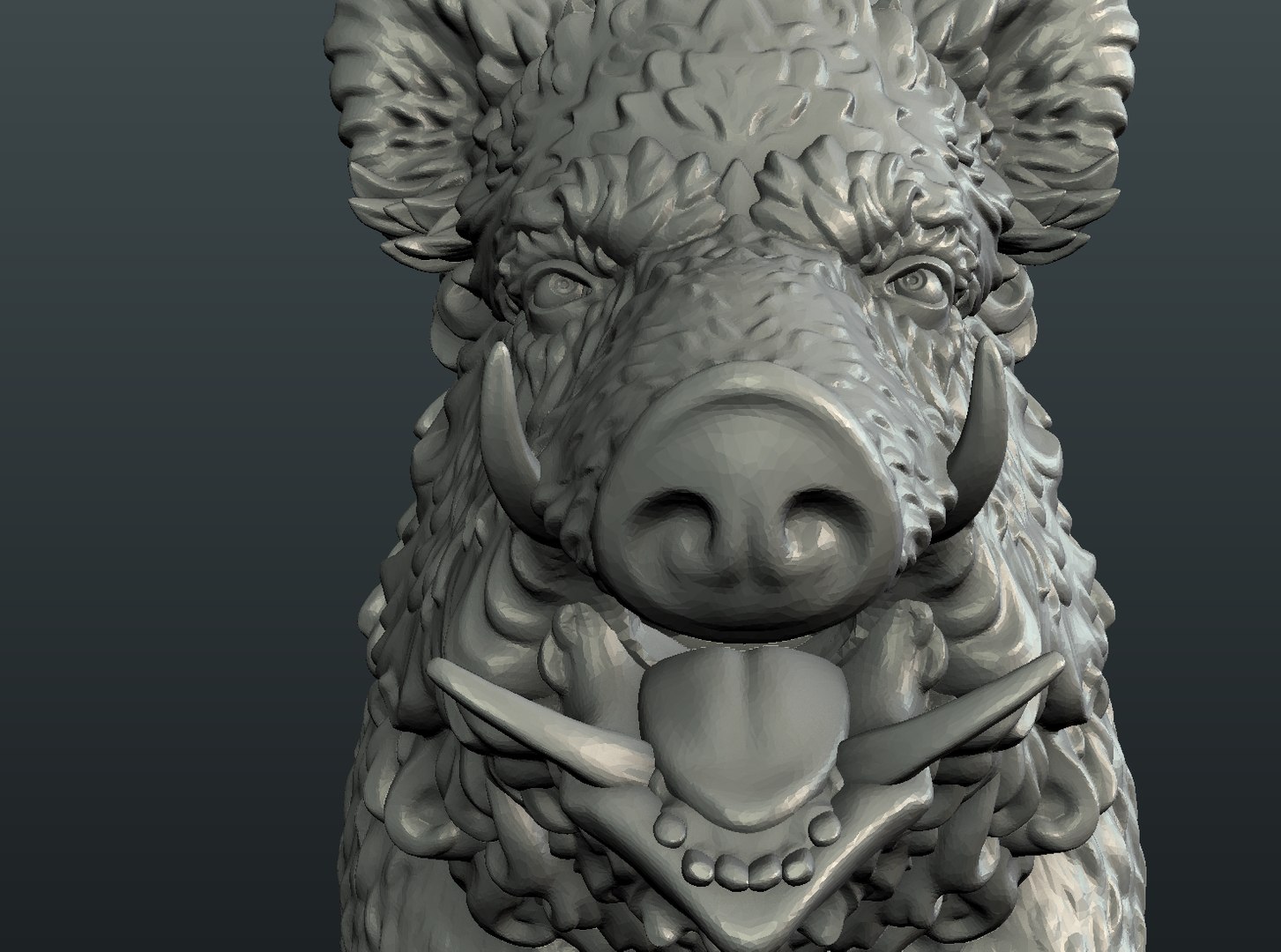 3D Model Boar Figure - TurboSquid 1369928