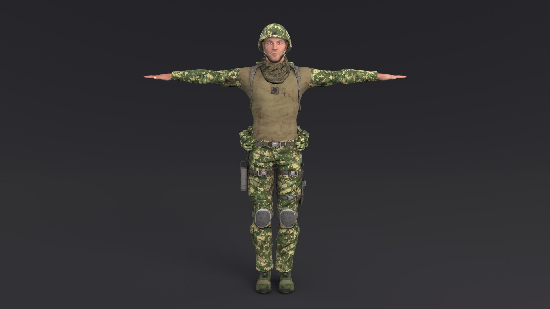 3D Soldier - TurboSquid 2251080
