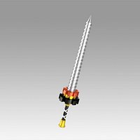 Final Fantasy type-0 Machina Cosplay Weapon Prop replica