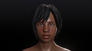 Anatomy of sexy black girl model