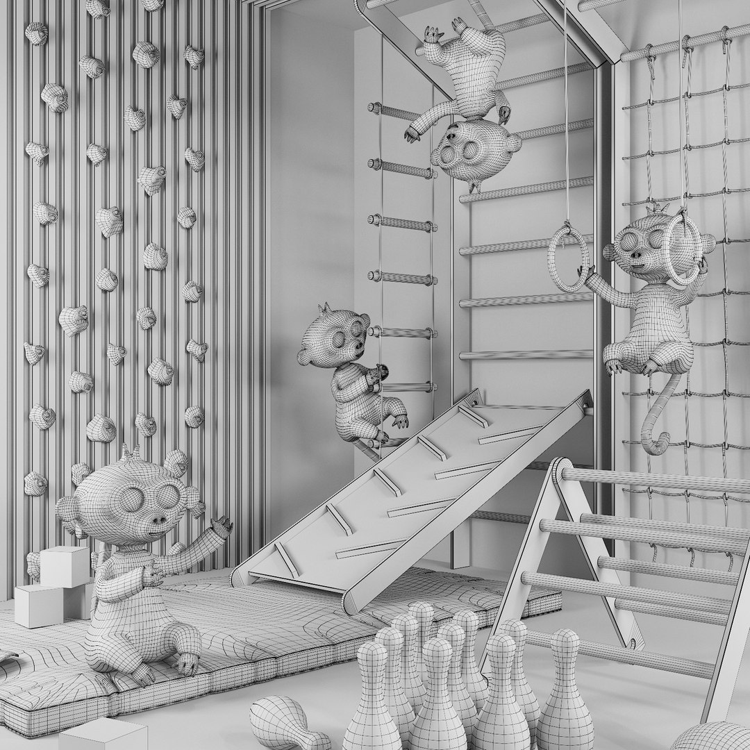 Childrens Complex Set 3D Model - TurboSquid 1852090