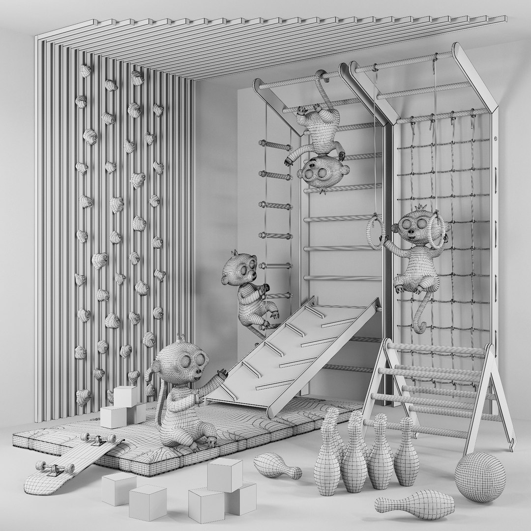 Childrens Complex Set 3D Model - TurboSquid 1852090