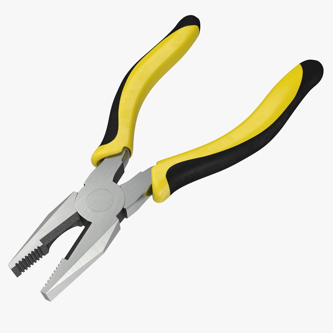 Pliers 3D Model 3D model preview