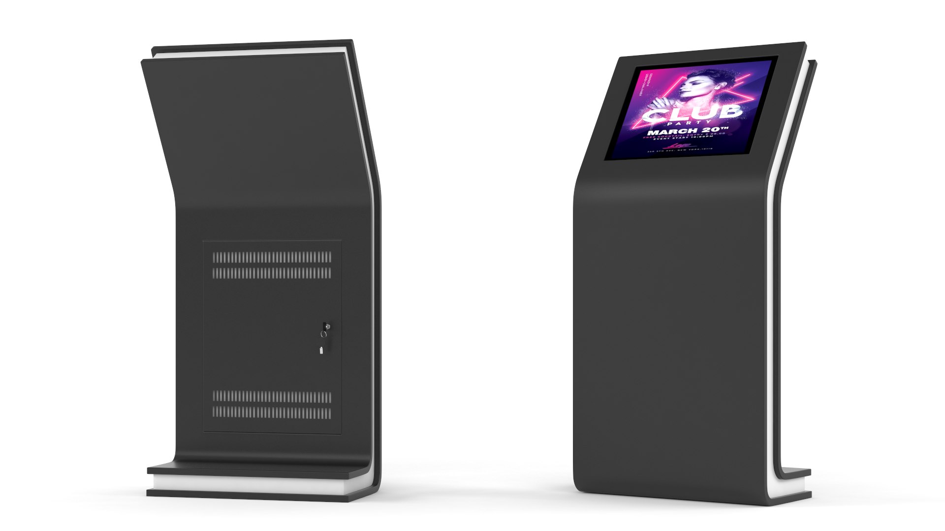 Electronic Kiosk 3D TurboSquid 1911305