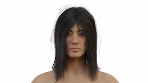 Nakana Blender Realistic Female Characte 3D model